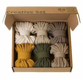 Makramee Sets mit Bobbiny Garn